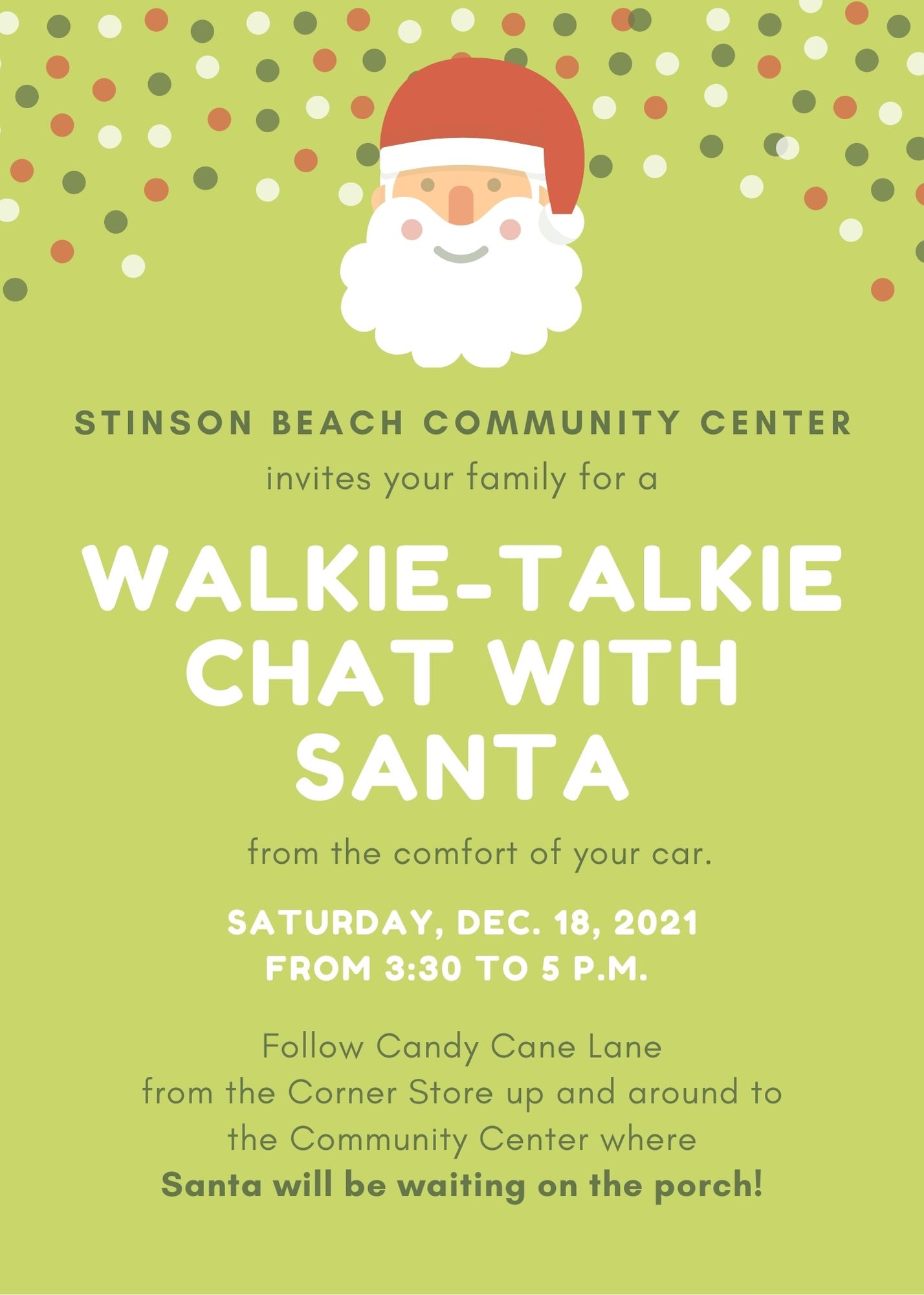 🎅🏼 Walkie-Talkie Chat with Santa
